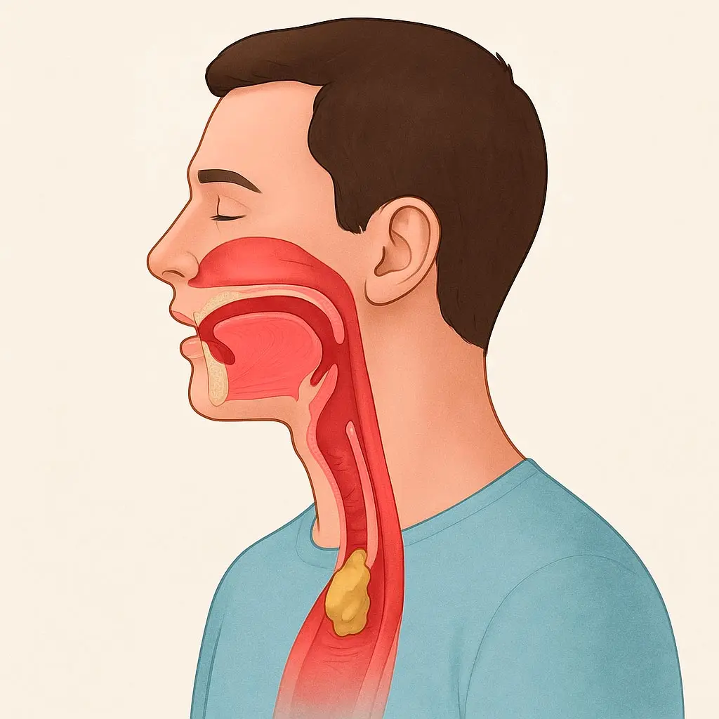 Imagen sobre "Problemas para tragar (disfagia)"